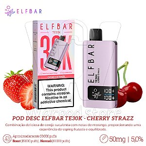 Pod Desc Elfbar TE30k - Cherry Strazz
