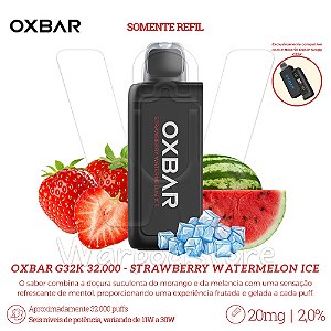 Refil Desc Oxbar G32K 32.000 - Strawberry Watermelon Ice