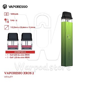 Aparelho Pod Vaporesso Xros 2 - Vitality