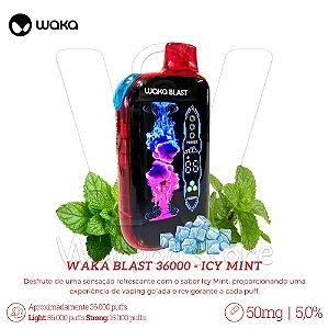 Pod Desc Waka Blast 36000 - Icy Mint