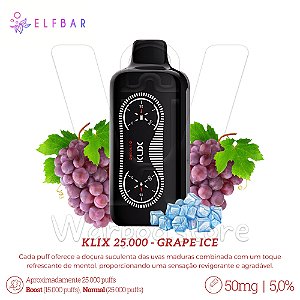 Pod Desc Klix 25.000 - Grape Ice