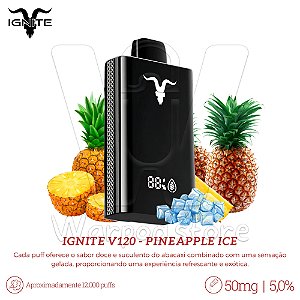Pod Desc Ignite V120 12.000 - Pineapple Ice