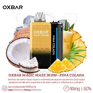 Pod Desc Oxbar Magic Maze 2.0 30.000 - Pina Colada
