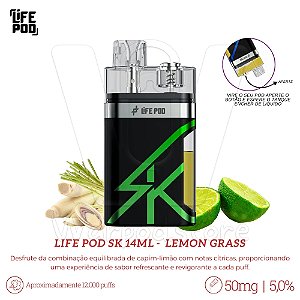 Pod Desc Life Pod SK 14 ML - Lemon Grass