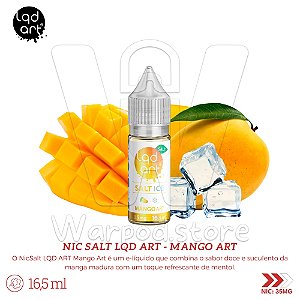 NicSalt LQDART 16,5ml / 35mg - Mango Art