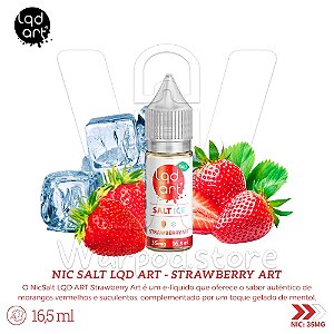 NicSalt LQDART 16,5ml / 35mg - Strawberry Art