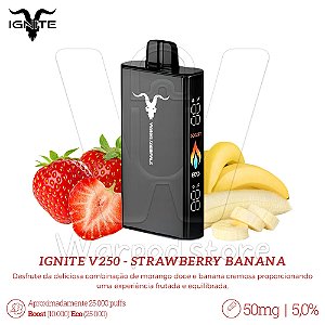 Pod Desc Ignite V250 25.000 - Strawberry Banana