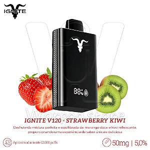 Pod Desc Ignite V120 12.000 - Strawberry Kiwi
