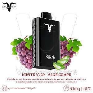 Pod Desc Ignite V120 12.000 - Aloe Grape