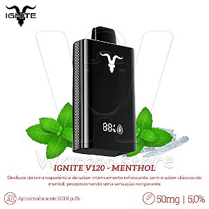 Pod Desc Ignite V120 12.000 - Menthol