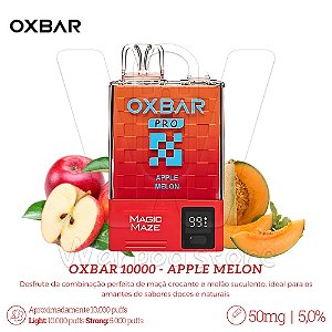 Pod Desc Oxbar 10.000 - Apple Melon
