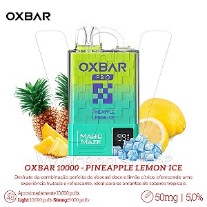 Pod Desc Oxbar 10.000 - Pineapple Lemon Ice