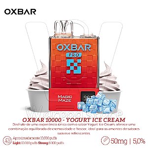 Pod Desc Oxbar 10.000 - Yogurt Ice Cream