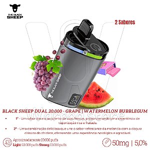 Pod Desc Black Sheep Dual 20.000 - Grape | Watermelon Bubblegum