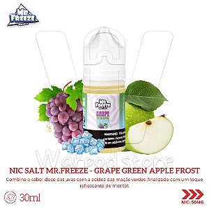 Nic Salt Mr Freeze 30ml / 50mg - Grape Green Apple Frost