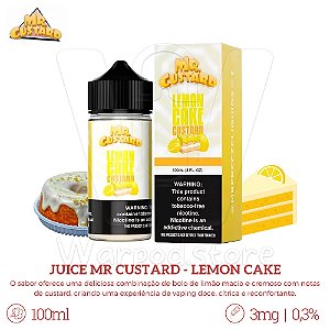 Juice Mr Custard 100ml / 3mg - Lemon Cake