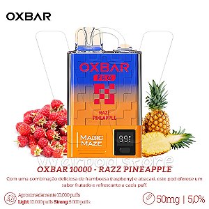 Pod Desc Oxbar 10.000 - Razz Pineapple