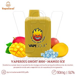 Pod Desc Vapesoul V-Ghost Plus 8000 - Mango Ice