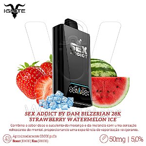 Pod Desc Sex Addict by Dam Bilzerian 28.000 - Strawberry Watermelon Ice