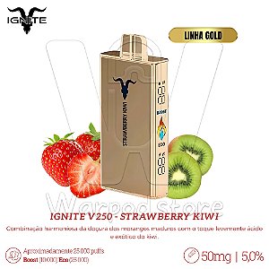 Pod Desc Ignite V250 25.000 (GOLD) - Strawberry Kiwi
