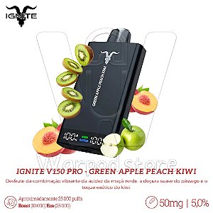 Pod Desc Ignite V150 15.000 - Green Apple Peach Kiwi