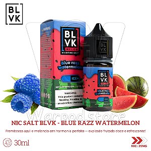 Nic Salt Blvk Melon 30ml / 35mg - Blue Razz Watermelon