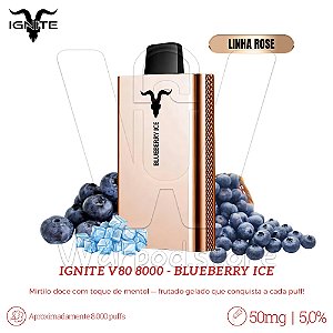 Pod Desc Ignite V80 8.000 (ROSE) - Blueberry Ice