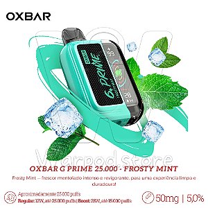 Pod Desc Oxbar G Prime 25.000 - Frosty Mint