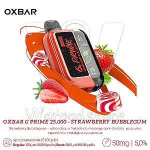 Pod Desc Oxbar G Prime 25.000 - Strawberry Bubblegum