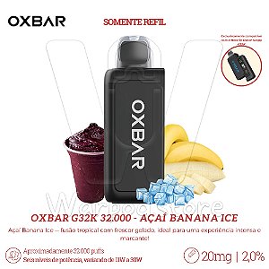 Refil Desc Oxbar G32K 32.000 - Acai Banana Ice