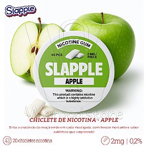 Nicotine Gum Slapple - Apple