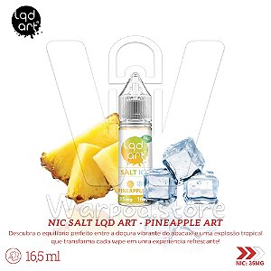 NicSalt LQDART 16,5ml / 35mg - Pineapple Art