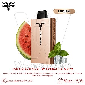 Pod Desc Ignite V80 8.000 (ROSE) - Watermelon Ice