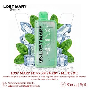 Pod Desc Lost Mary MT35.000 Turbo - Menthol