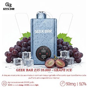 Pod Desc Geek Bar Z35.000 - Grape Ice