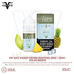 Nic Salt Naked nkd100 Menthol 30ml / 35mg - Polar Breeze