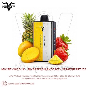 Pod Desc Ignite V400 Mix 40.000 - Pineapple Mango Ice / Strawberry Ice