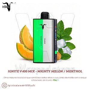 Pod Desc Ignite V400 Mix 40.000 - Mighty Melon / Menthol