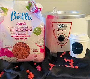 CERA CONFETE PINK PITAYA - D BELLA 1KG
