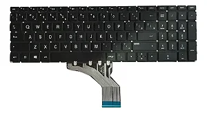 Teclado Compatível Com HP G8 250 256 G9 250 256 - Black - Br - No Frame
