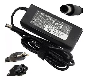 Fonte Para Notebook Dell 19.5V 3.34A 65W 7.4mm 5.0mm (Bocão)