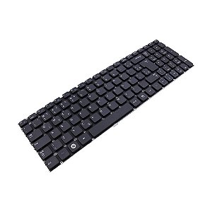 Teclado Compativel Com Samsung Rf511 - Black - Br - No Frame