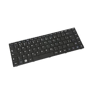 Teclado Compativel Com Samsung R465 R467 R468 R470 R480 - Black - Br Uk Style  - 2 Teclas Fn