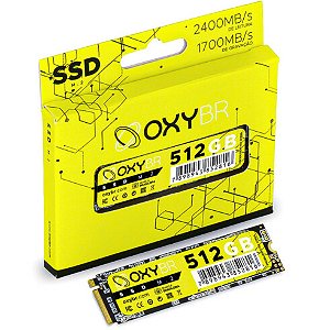 SSD M.2 NVME 512GB OXYBR -  (2400mb/s - 1700mb/s).