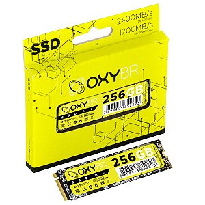 SSD M.2 NVME 256GB OXYBR -  (2400mb/s - 1700mb/s).