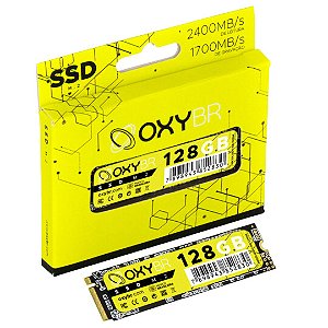 SSD M.2 NVME 128GB OXYBR  -  (2400mb/s - 1700mb/s).