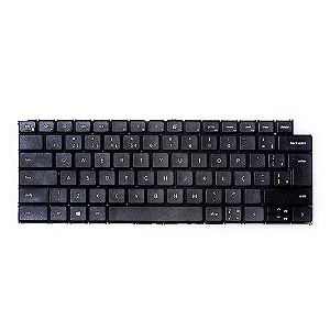 Teclado  compatível com Dell Inspiron 13 5310 P145G - Black - BR - No Frame
