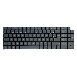 Teclado Compatível Com  Dell Inspiron 15 3510 Black - Br - No Frame - backlight