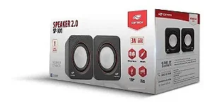 Caixa De Som SPEAKER 2.0 SP-301BK C3T