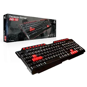 TECLADO USB GAME KG-10V2BK C3TECH